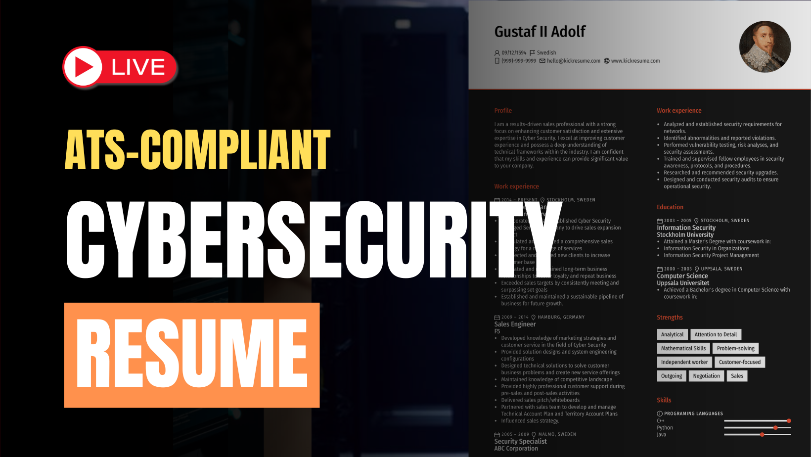 How to write ATS-Compliant Security Resume